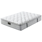 NNEMB Mattress Double Size Medium Firm Euro Top Pocket Spring Memory Foam 34CM