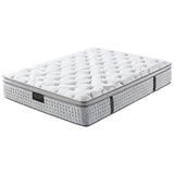 NNEMB Mattress Queen Size Medium Firm Euro Top Pocket Spring Memory Foam 34CM