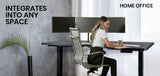 NNEMB L Shaped Sit To Stand Up Corner Standing Desk-72-120cm-Dual Motor-Adjustable Height Electric-80kg Load-Right-Hand Sided-Black