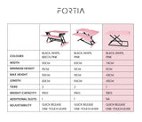 NNEMB Desk Riser 74cm Wide Adjustable Sit to Stand for Dual Monitor-Keyboard-Laptop-Pink