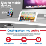 NNEMB Desk Riser 90cm Wide Adjustable Sit to Stand for Dual Monitor-Keyboard-Laptop-White