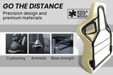 NNEMB Diablo Reclining Gaming Chair with Neck and Lumbar Cushions-Black and Yellow