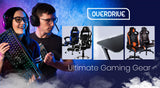 NNEMB Gaming PC Desk Carbon Fiber Style Black