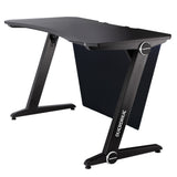 NNEMB Gaming PC Desk Carbon Fiber Style Black