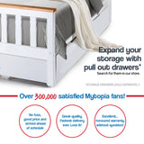 NNEMB White-Teak Accents Bed Frame With Mattress Single Indoor Furniture