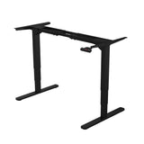 NNEMB Standing Desk Frame Only-60-126cm Height-2 Motors-120KG Load-Black