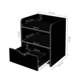 NNEDSZ Bedside Table Drawer - Black
