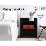 NNEDSZ Bedside Table Drawer - Black