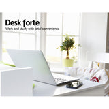 NNEDSZ Office Computer Desk with Storage - White