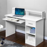 NNEDSZ Office Computer Desk with Storage - White