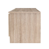 NNEDSZ 160CM TV Stand Entertainment Unit Lowline Storage Cabinet Wooden