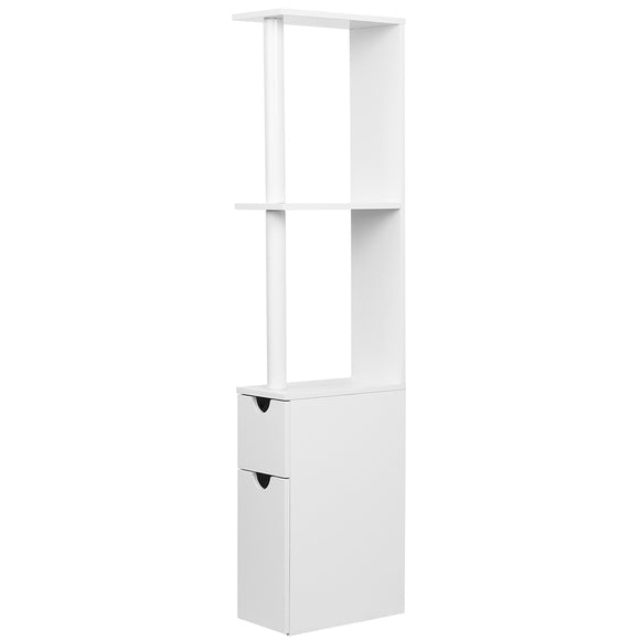 NNEDSZ Freestanding Bathroom Storage Cabinet - White