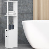 NNEDSZ Freestanding Bathroom Storage Cabinet - White