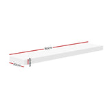 NNEDSZ Wall Shelf Floating Bookshelf Set DIY Storage Display Rack 80cm White