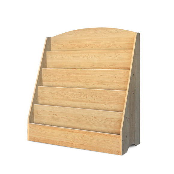 NNEDSZ 5 Tiers Kids Bookshelf Magazine Shelf Rack Organiser Bookcase Display