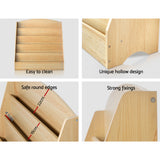 NNEDSZ 5 Tiers Kids Bookshelf Magazine Shelf Rack Organiser Bookcase Display
