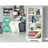 NNEDSZ Display Shelf Bookcase Storage Cabinet Bookshelf Bookcase Home Office White