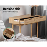 NNEDSZ Rattan Console Table Drawer Storage Hallway Tables Drawers