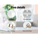 NNEDSZ TV Cabinet Entertainment Unit Stand Wooden Scandinavian 120cm White