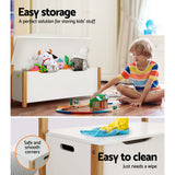 NNEDSZ Kids Toy Box Chest Storage Blanket Children Room Organiser Seating Bench