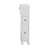NNEDSZ Bathroom Storage Toilet Cabinet Caddy Holder Drawer Basket With Wheels