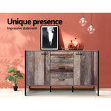 NNEDSZ Buffet Sideboard Storage Cabinet Industrial Rustic Wooden