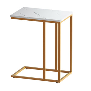 NNEDSZ Coffee Table Side Table Laptop Desk Bedside Sofa Wooden Table Marbel