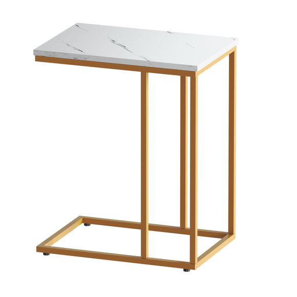 NNEDSZ Coffee Table Side Table Laptop Desk Bedside Sofa Wooden Table Marbel