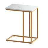 NNEDSZ Coffee Table Side Table Laptop Desk Bedside Sofa Wooden Table Marbel