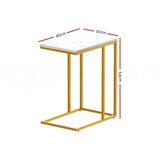 NNEDSZ Coffee Table Side Table Laptop Desk Bedside Sofa Wooden Table Marbel