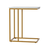 NNEDSZ Coffee Table Side Table Laptop Desk Bedside Sofa Wooden Table Marbel
