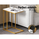 NNEDSZ Coffee Table Side Table Laptop Desk Bedside Sofa Wooden Table Marbel