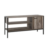 NNEDSZ TV Cabinet Entertainment Unit Stand Storage Wood Industrial Rustic 124cm
