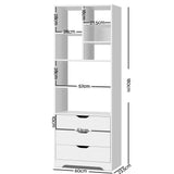 NNEDSZ Display Drawer Shelf - White