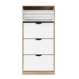 NNEDSZ 48 Pairs Shoe Cabinet Rack Organiser Storage Shelf Wooden
