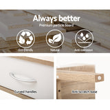 NNEDSZ TV Cabinet Entertainment Unit Stand Storage Drawer Scandinavian 180cm Oak