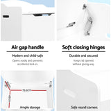 NNEDSZ Kids Toy Chest Storage Bench Cabinet Organiser Blanket Children Clothes