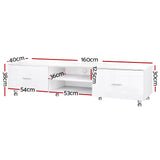 NNEDSZ Adjustable High Gloss TV Unit