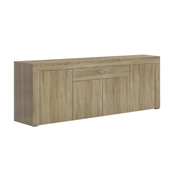 NNEDSZ Buffet Sideboard Cabinet Storage 4 Doors Cupboard Hall Wood Hallway Table