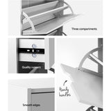 NNEDSZ Shoe Cabinet 3 Tier Shoes Storage Drawer High Gloss White Rack Shelf
