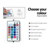 NNEDSZ TV Cabinet Entertainment Unit Stand RGB LED Gloss Furniture 160cm Black