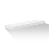 NNEDSZ Wall Floating Shelf Set DIY Mount Storage Book Display Rack 1pc 60cm White