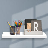 NNEDSZ Wall Floating Shelf Set DIY Mount Storage Book Display Rack 1pc 60cm White