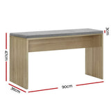 NNEDSZ Dining Bench NATU Upholstery Seat Stool Chair Cushion Kitchen Furniture Oak 90cm