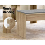 NNEDSZ Dining Bench NATU Upholstery Seat Stool Chair Cushion Kitchen Furniture Oak 90cm