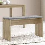 NNEDSZ Dining Bench NATU Upholstery Seat Stool Chair Cushion Kitchen Furniture Oak 90cm