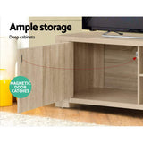 NNEDSZ TV Cabinet Entertainment Unit TV Stand Display Shelf Storage Cabinet Wooden