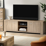 NNEDSZ TV Cabinet Entertainment Unit TV Stand Display Shelf Storage Cabinet Wooden