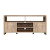 NNEDSZ TV Cabinet Entertainment Unit Stand Storage Shelf Sideboard 140cm Oak