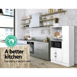 NNEDSZ Buffet Sideboard Cabinet Storage Cupboard Doors White Kitchen Hallway